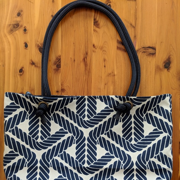 Nautical Rope Handmade Rope Handled Bag - Picture 3 of 6